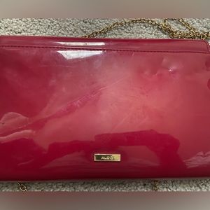Aldo used Crossbody purse Shiny gold accents